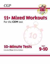 11+ CEM 10-Minute Tests: Mixed Workouts - Ages 9-10 (with Online Edition)