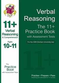 11+ Verbal Reasoning Practice Book with Assessment Tests (Ages 10-11) for the Cem Test