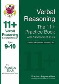 11+ Verbal Reasoning Practice Book with Assessment Tests (Ages 9-10) for the Cem Test