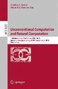 Unconventional Computation and Natural Computation