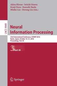 Neural Information Processing Part III