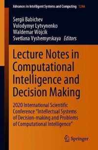 Lecture Notes in Computational Intelligence and Decision Making