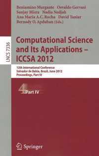 Computational Science and Its Applications -- ICCSA 2012