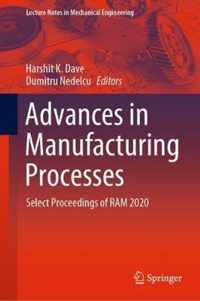 Advances in Manufacturing Processes