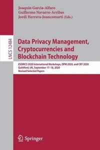 Data Privacy Management, Cryptocurrencies and Blockchain Technology