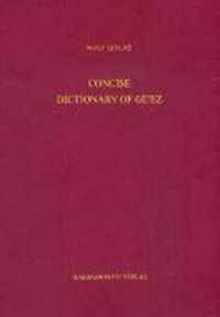 Concise Dictionary of Ge¿ez