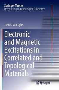 Electronic and Magnetic Excitations in Correlated and Topological Materials