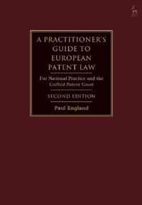 A Practitioner's Guide to European Patent Law