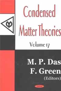Condensed Matter Theories, Volume 17