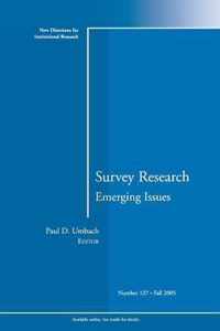 Survey Research Emerging Issues