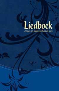 Liedboek - blauw kunstleer