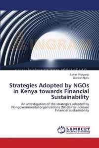 Strategies Adopted by NGOs in Kenya towards Financial Sustainability