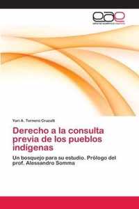 Derecho a la consulta previa de los pueblos indigenas