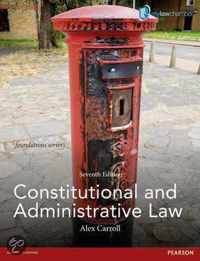 Constitutional and Administrative Law