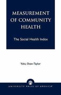 Measurement of Community Health