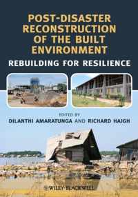 Post-Disaster Reconstruction Of The Built Environment