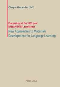 New Approaches to Materials Development for Language Learning