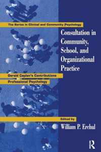 Consultation in Community, School, and Organizational Practice