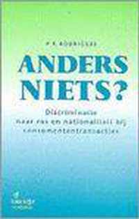 Anders niets?