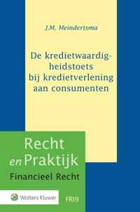 De kredietwaardigheidstoets bij kredietverlening aan consumenten