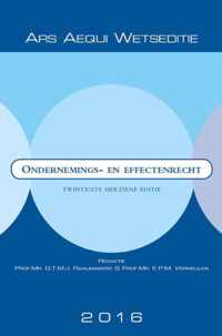 Ars Aequi Wetseditie - Ondernemings- en effectenrecht 2016