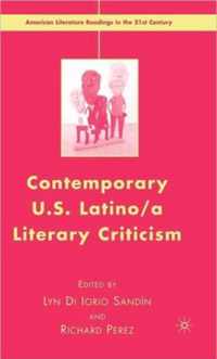 Contemporary U.S. Latino/ A Literary Criticism