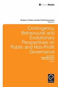 Contingency, Behavioural and Evolutionary Perspectives on Public and Non-Profit Governance