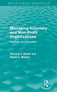 Managing Voluntary and Non-Profit Organizations