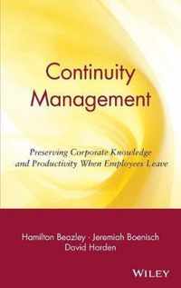 Continuity Management