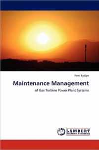 Maintenance Management