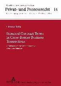 Standard Contract Terms in Cross-Border Business Transactions