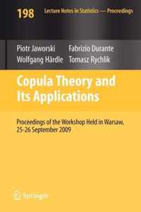 Copula Theory and Its Applications