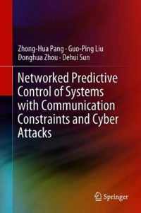 Networked Predictive Control of Systems with Communication Constraints and Cyber Attacks