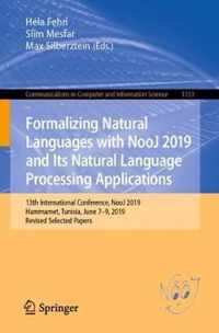 Formalizing Natural Languages with NooJ 2019 and Its Natural Language Processing Applications