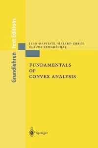 Fundamentals of Convex Analysis