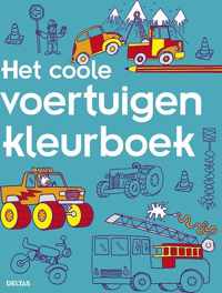 Het coole voertuigen kleurboek