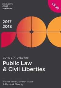 Core Statutes on Public Law & Civil Liberties 2017-18