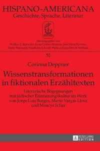 Wissenstransformationen in fiktionalen Erzähltexten