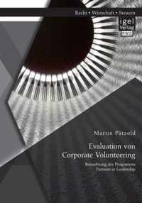 Evaluation von Corporate Volunteering