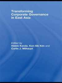 Transforming Corporate Governance in East Asia