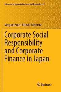 Corporate Social Responsibility and Corporate Finance in Japan