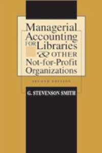 Managerial Accounting for Libraries and Other Not-for-profit Organizations