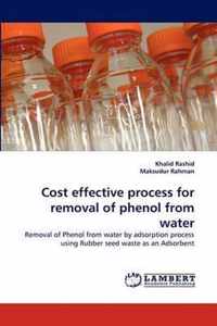 Cost effective process for removal of phenol from water