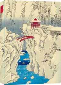 Hiroshige Snow on Mt Haruna Dotted Hardcover Journal