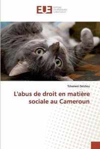 L'abus de droit en matiere sociale au Cameroun