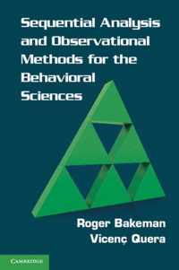 Sequential Analysis and Observational Methods for the Behavioral Sciences