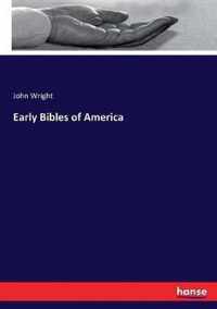 Early Bibles of America