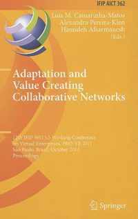 Adaptation and Value Creating Collaborative Networks