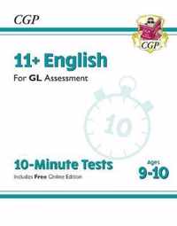 New 11+ GL 10-Minute Tests: English - Ages 9-10 (with Online Edition)