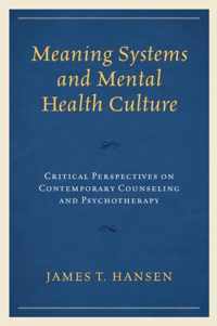 Meaning Systems and Mental Health Culture